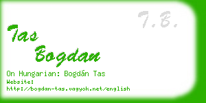 tas bogdan business card